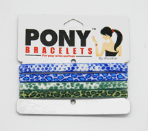 Pony Bracelets Asst Animal Prints